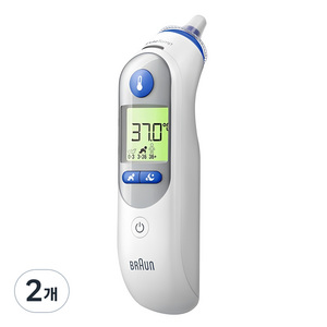 BRAUN 정확한 귀 적외선 체온계 IRT6525KO, 2개
