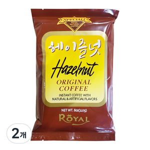 로얄 헤이즐넛향 인스턴트 커피, 227g, 2개