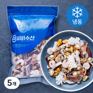 비비수산 깔끔하고 간편한 해물모둠 (냉동), 5개, 600g