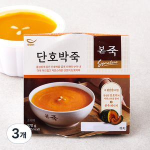 본죽 단호박죽, 270g, 3개