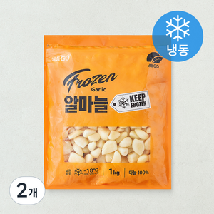 냉동GO 알마늘 (냉동), 1kg, 2개