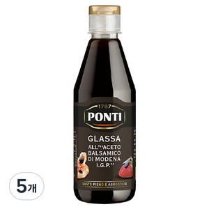폰티 발사믹 글레이즈, 500ml, 5개