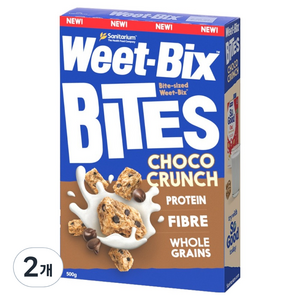 위트빅스 바이트 초코 크런치 시리얼, 500g, 2개