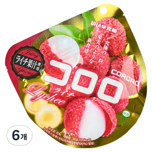 코로로 리치 젤리, 40g, 6개