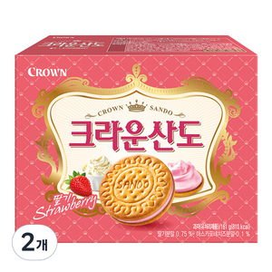 크라운산도 딸기