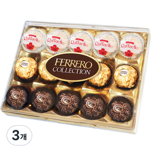 페레로로쉐 콜렉션 초콜릿 15구, 162g, 3개