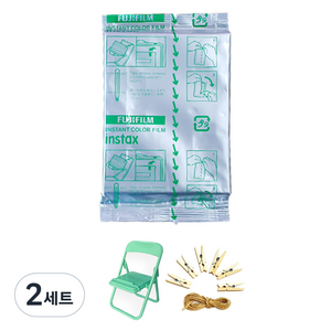 인스탁스 즉석 와이드 필름 10p + 포토 체어 + 포토 라인 세트