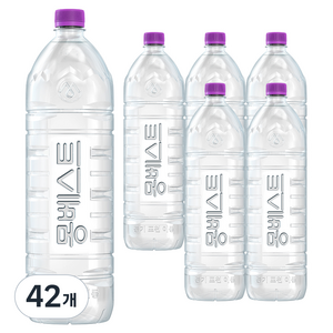 몽베스트 위드어스 무라벨 생수, 2L, 42개