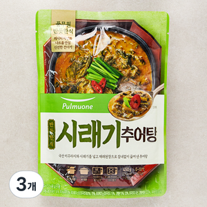 풀무원 반듯한식 시래기 추어탕 냉장, 450g, 3개