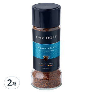 다비도프 디카페인 엘레강스 커피, 100g, 1개입, 2개