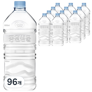 동원샘물 생수 무라벨, 1.1L, 96개