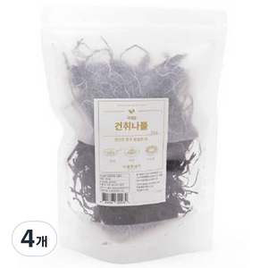 나물투데이 제주도 건취나물, 100g, 4개