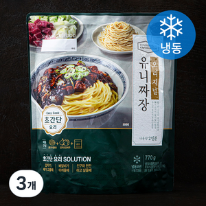 쉐프컬렉션 오리지널 유니짜장 (냉동), 770g, 3개