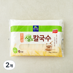 면사랑 쫄깃한 생칼국수, 1kg, 2개