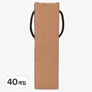 병도매닷컴 500-600ml 페트병 포장 무지롱박스, PT600-1C, 40개