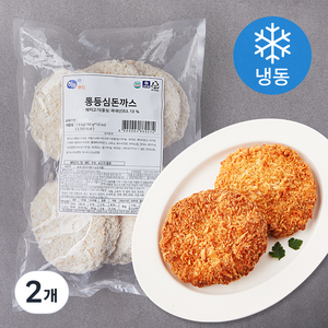 히늘푸드 통등심돈까스 (냉동), 1.5kg, 2개