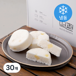 떡편 치즈백설기(냉동), 55g, 30개