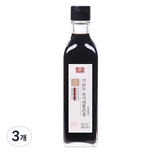 기순도전통장 유기전통간장, 3개, 300ml