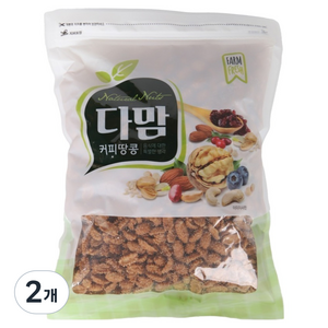 다맘 커피땅콩, 1kg, 2개