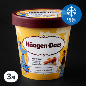 하겐다즈 츄러스 둘세데레체 & 시나몬 컵 아이스크림 (냉동), 1개입, 403ml, 3개