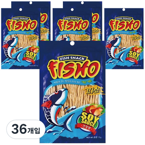 피쇼 간장맛 어포, 15g, 36개