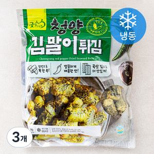 굿프랜즈 청양 김말이튀김 (냉동), 1kg, 3개