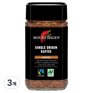 마운트하겐 유기농 온두라스 원두커피믹스, 100g, 1개입, 3개