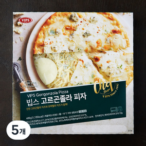 빕스 고르곤졸라 피자 (냉동), 5개, 400g