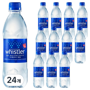 휘슬러 워터 생수, 500ml, 24개