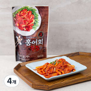 영산 홍어 무침, 300g, 4개