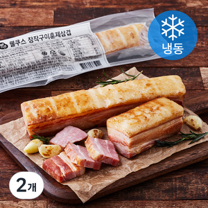 웰쿠스 장작구이훈제삼겹 (냉동), 500g, 2개