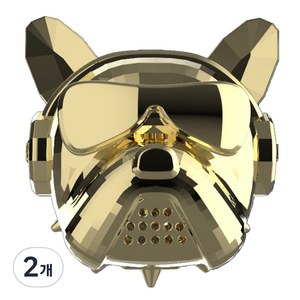 도그독 3세대 차량용 방향제 메탈릭골드 블랙체리, 2개