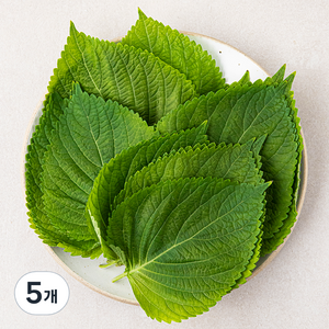 국내산 깻잎, 60g, 5팩