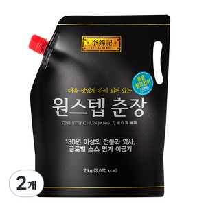 이금기 원스텝 춘장, 2kg, 2개