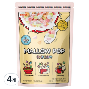 멜로팝 레인보우, 110g, 4개