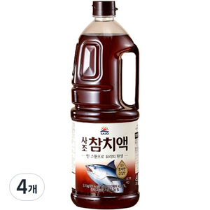 사조 참치액, 2.1kg, 4개