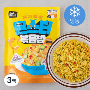 잇메이트 닭가슴살 몬스터 이지쿡 카레 볶음밥 (냉동), 250g, 3팩