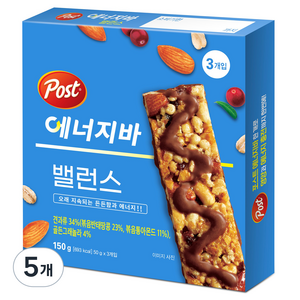 포스트 에너지바 밸런스 3p, 50g, 15개