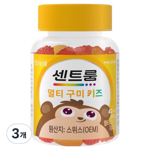 센트룸 멀티비타민 키즈, 40정, 3개