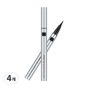 미샤 비비드 픽스 마커 펜 라이너 0.6g, 딥블랙, 4개