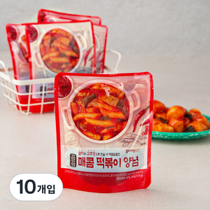 곰곰 매콤 떡볶이 양념, 140g, 10개입