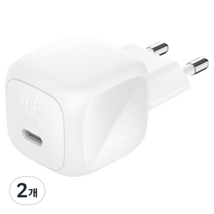 벨킨 부스트차지 45W USB C타입 PD3.2 초소형 고속 충전기 WCA013krWH