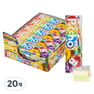 푸쵸 스틱 캔디 쥬시 미라클, 50g, 20개