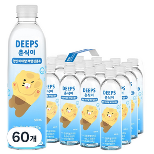 딥스 춘식이 천연 미네랄 해양심층수, 500ml, 60개