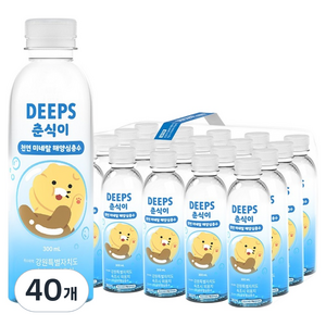 딥스 춘식이 천연 미네랄 해양심층수, 300ml, 40개