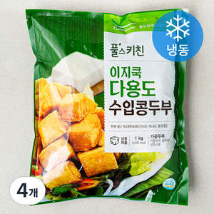 풀스키친 이지쿡 다용도 수입 콩두부 (냉동), 1kg, 4개