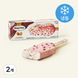 하겐다즈 스트로베리 앤 유자 아이스밀크바 (냉동)