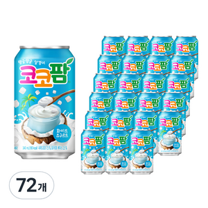 코코팜 화이트 요구르트, 340ml, 72개