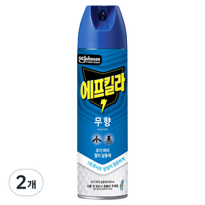 에프킬라 수성 에어로졸 살충제 무향, 500ml, 2개