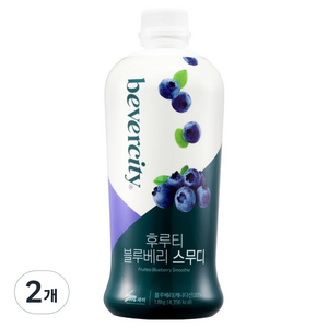 베버시티 세미 후루티 블루베리 스무디, 1.8kg, 2개